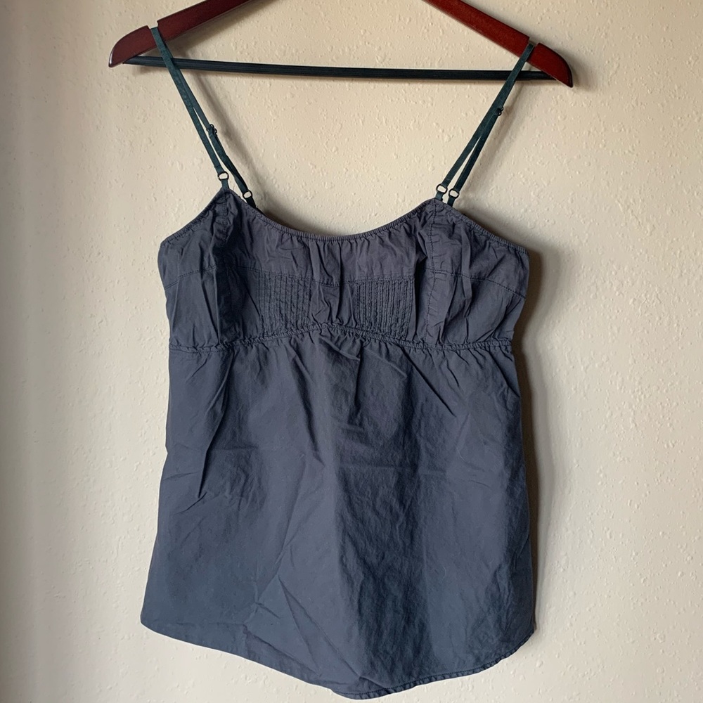 Linen Spaghetti Strap Tank